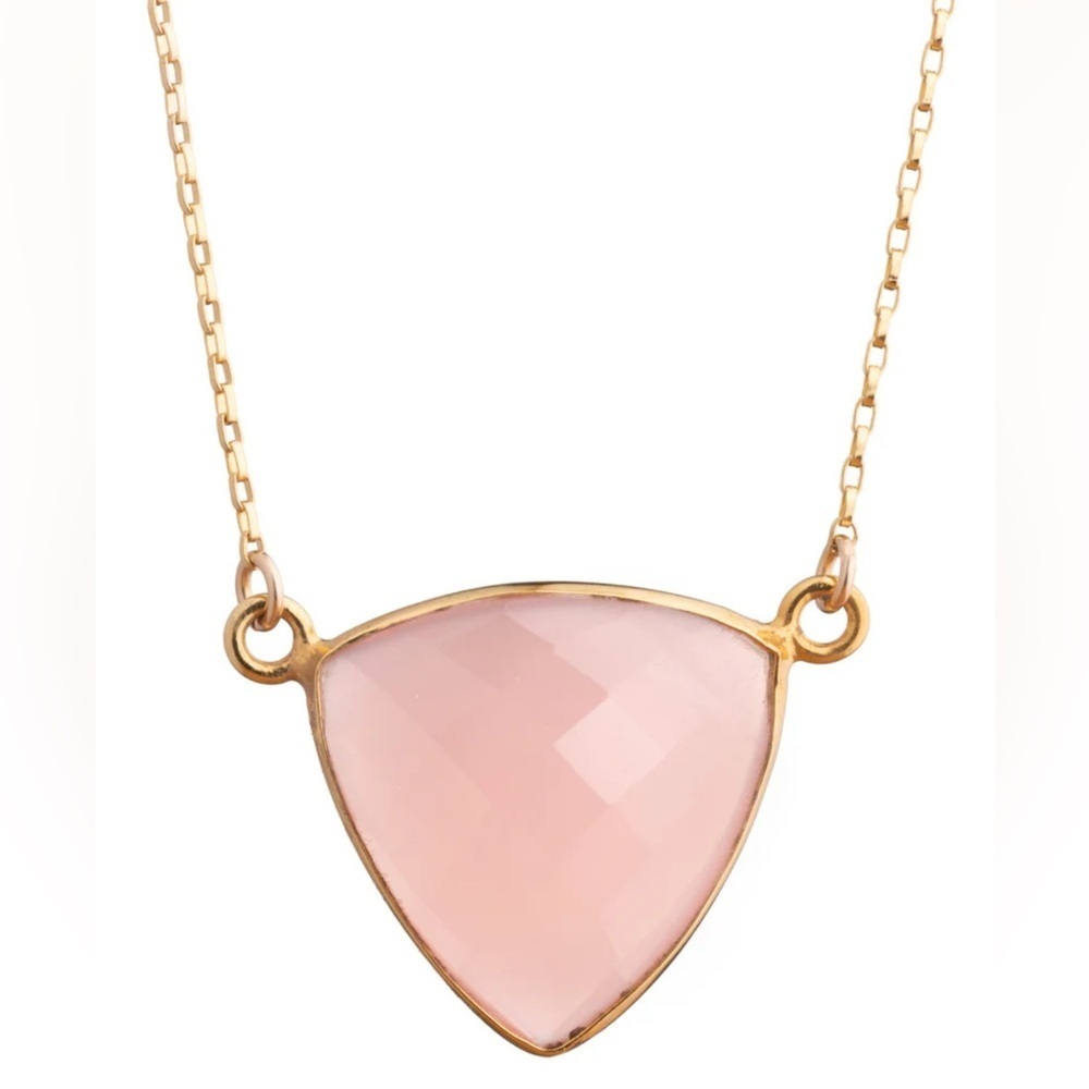 Leah Alexandra Pink Pendant Necklace - Picture 3 of 6